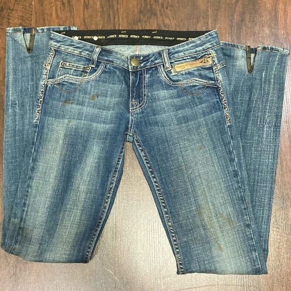 REROCK JEANS FOR EXPRESS vintage Y2K mid rise size 26 - Picture 12 of 16
